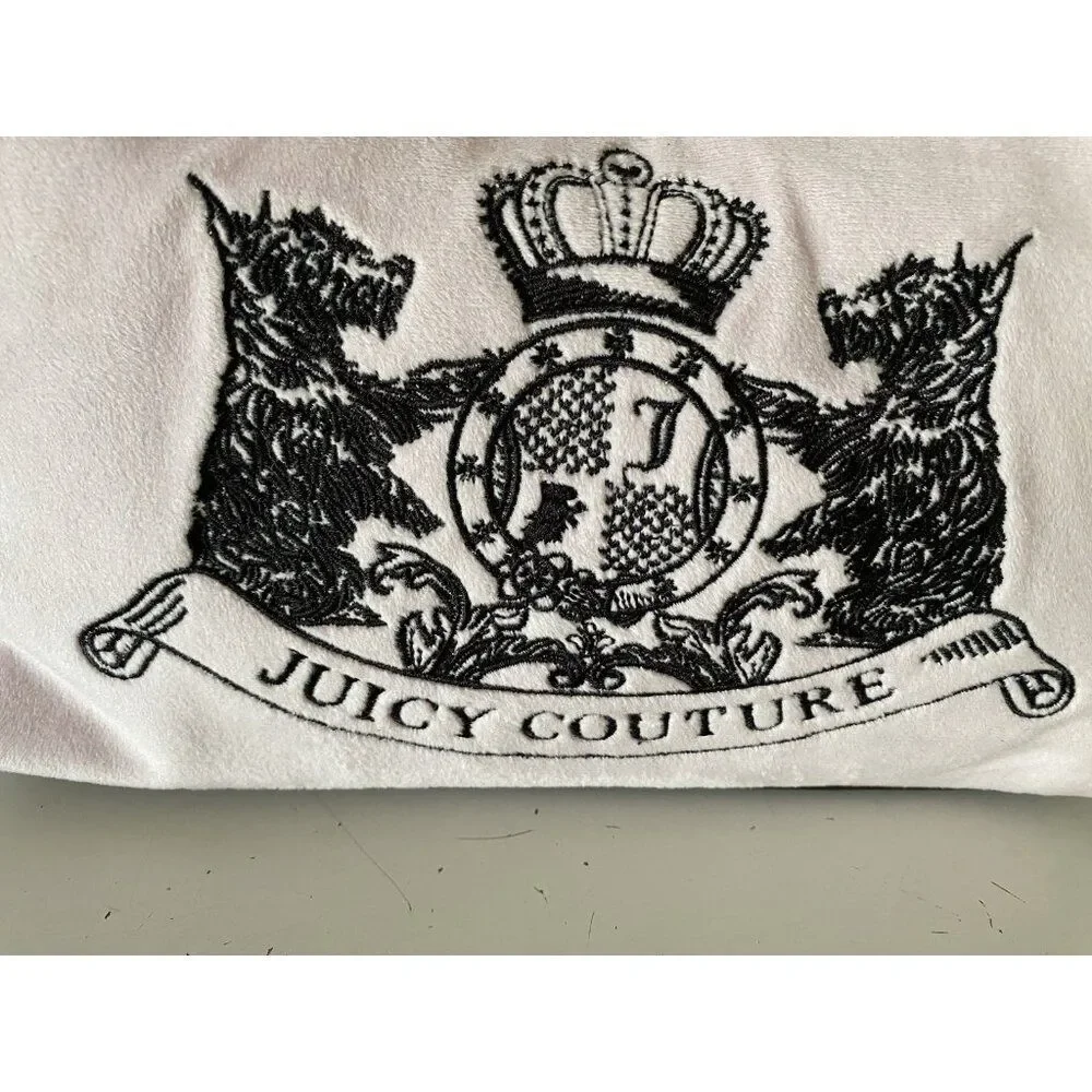 Juicy Couture Classic Scottie Dogs Hobo Purse‎ Shoulder Bag Chiffon Pink NEW